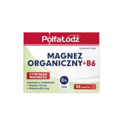 Magnez Organiczny + B6, 50 tabletek