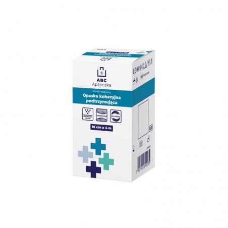 Apteczka ABC Opaska kohezyjna podtrzymująca 10 cm x 4 m, 1 sztuka