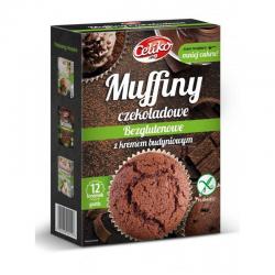 Celiko Muffiny czekoladowe z kremem budyniowym, bezglutenowe, proszek, 310 g