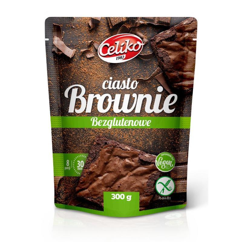 Celiko brownie bezglutenowe, proszek, 300 g