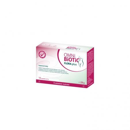 Omni Biotic Flora Plus, 14 saszetek po 2 g