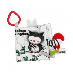 Akuku Książeczka sensoryczna Animal Kingdom, 1 sztuka