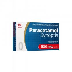 Paracetamol Synoptis 500 mg, 10 tabletek