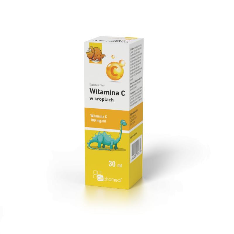 Cephamed Witamina C 100 mg/ml, krople, 30 ml