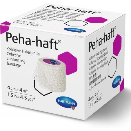 Peha-haft, opaska podtrzymująca, kohezyjna, 4 cm x 4 m, 1 sztuka