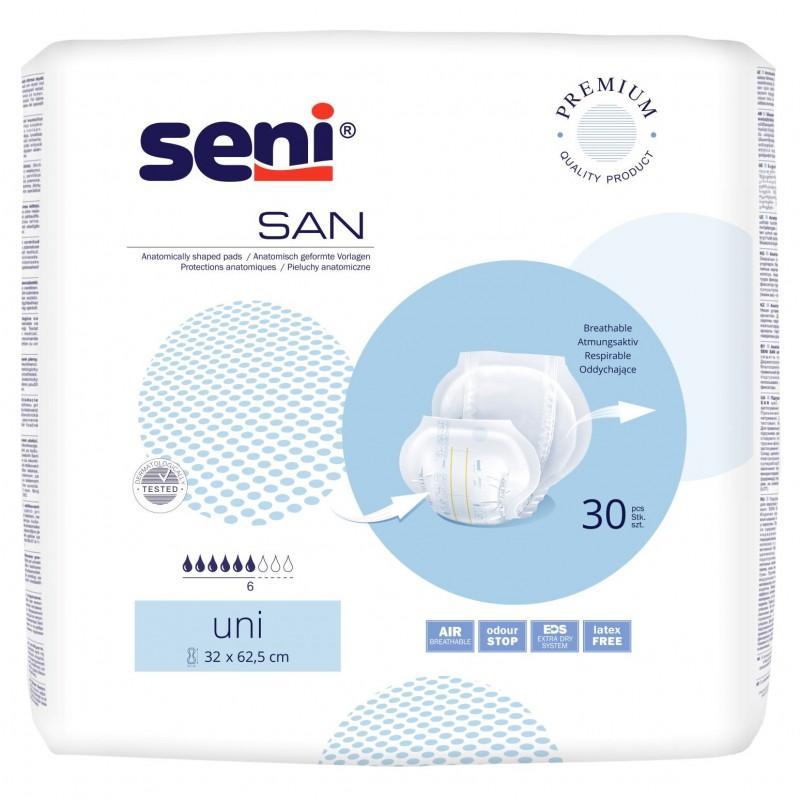 Seni San Uni Pieluchy anatomiczne, 30 sztuk