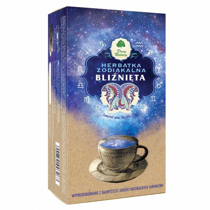 Dary Natury Herbatka zodiakalna Bliźnięta, 20 saszetek po 2,5 g