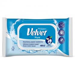 Velvet Pure Papier toaletowy, nawilżany, 48 sztuk