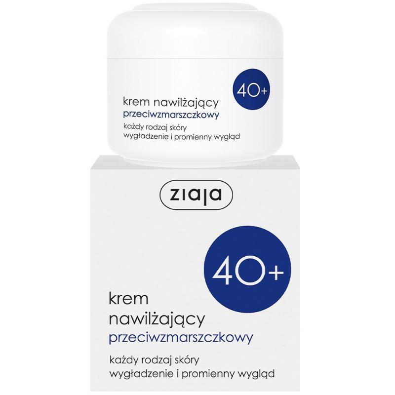 Ziaja Krem nawilżający przeciwzmarszczkowy 40+, 50 ml