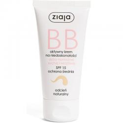 Ziaja BB Krem do skóry normalnej, suchej i wrażliwej, odcień naturalny, 50 ml