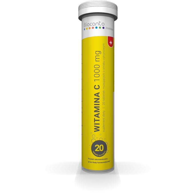 Biocanto Witamina C 1000 mg, 20 tabletek musujących