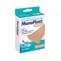 Plaster MonoPlast Delikatny Cielisty, 1 m x 8 cm, 1 sztuka