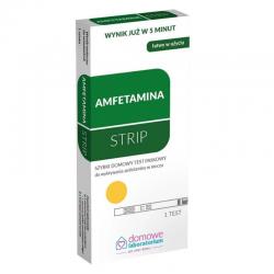 Amfetamina Strip, test narkotykowy paskowy do wykrywania obecności amfetaminy w moczu, 1 sztuka