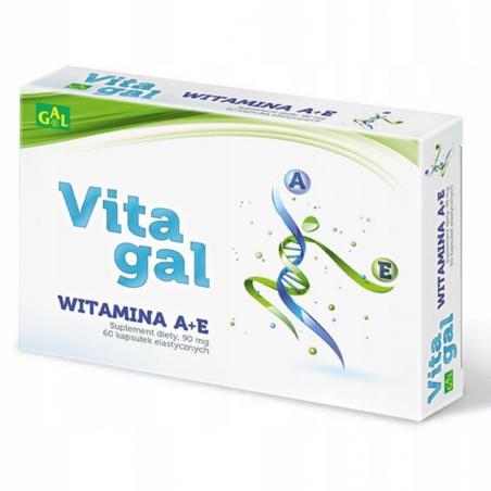 Vitagal Witamina A + E, 60 kapsułek