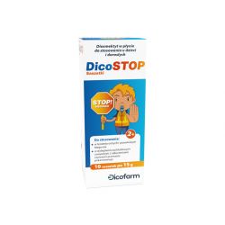 Dicostop, płyn doustny, 10 saszetek