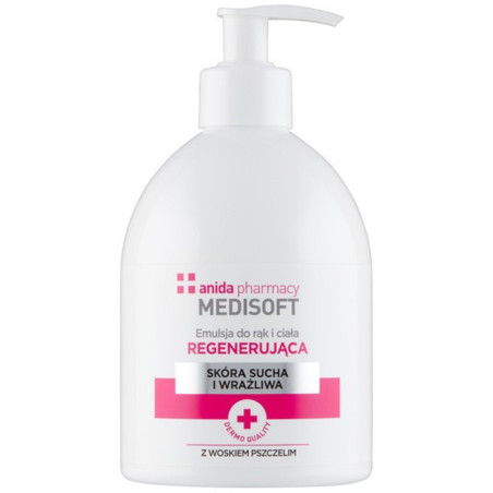Anida Medisoft emulsja do rąk i ciała z dozownikiem, 500 ml