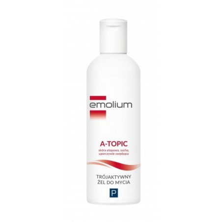 EMOLIUM A-Topik Trójaktywny Żel Do Mycia 200ml
