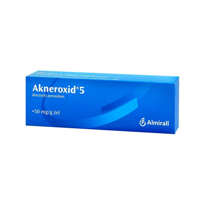 Akneroxid 5 (50 mg/g), 50 g, żel