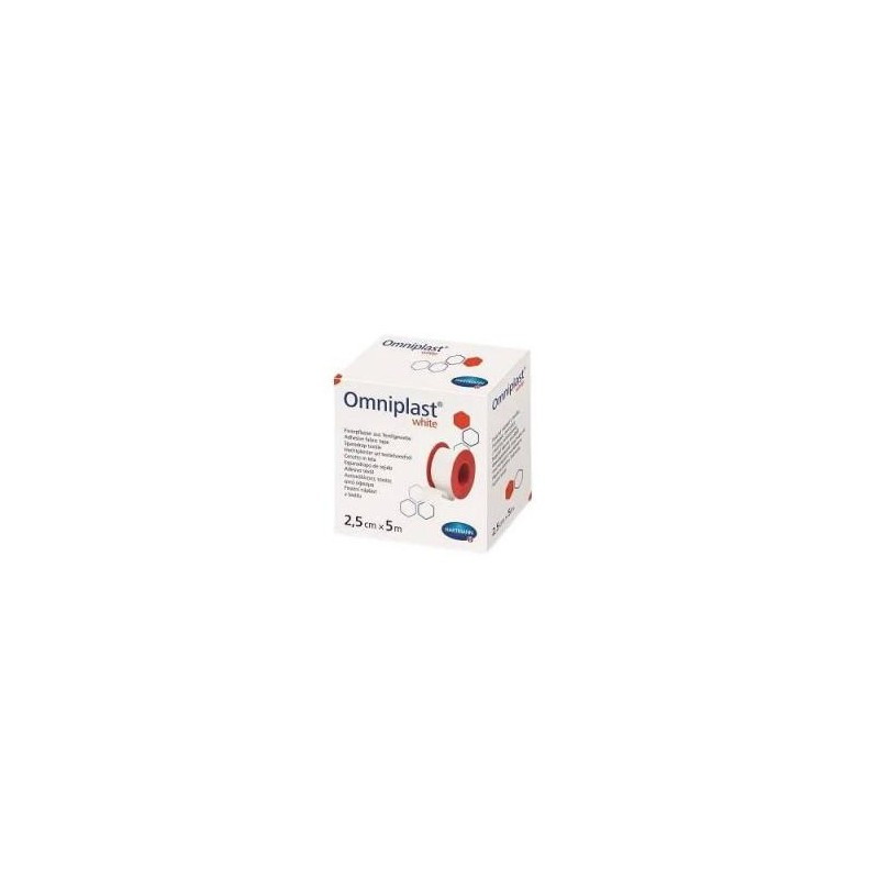 Plaster OMNIPLAST WHITE 5m x 2,5cm, 1sztuka