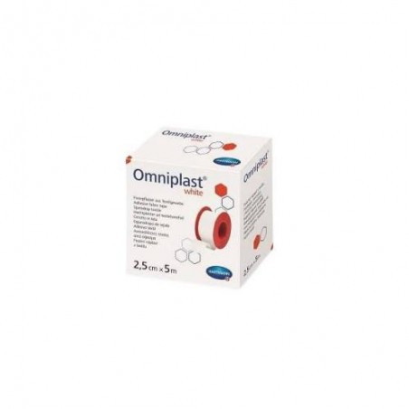 Plaster OMNIPLAST WHITE 5m x 2,5cm, 1sztuka