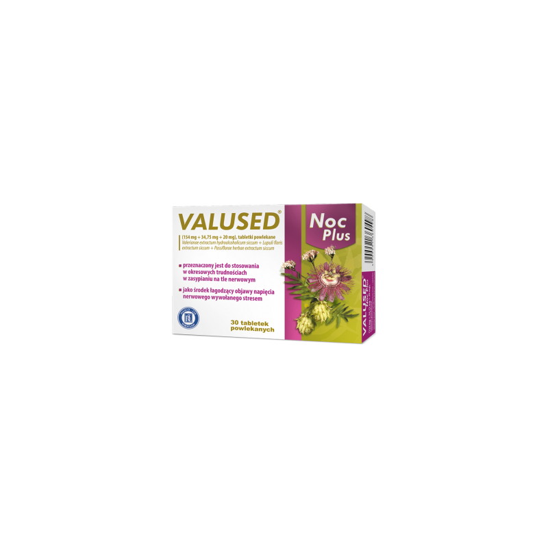 Valused Noc Plus, 154mg+34,75mg+20mg, 30 tabletek