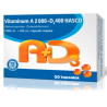Vitamina A+D3 Hasco, 2000j.m.A+400j.m.D, 50 kapsułek