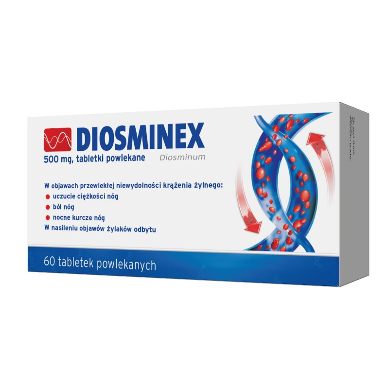 Diosminex 500 mg 60 tabletek