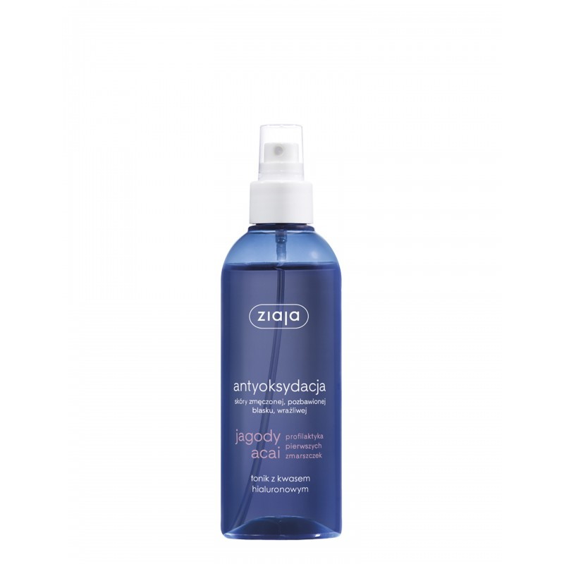 ZIAJA JAGODY ACAI Tonik z kwasem hialuronowym, 200ml