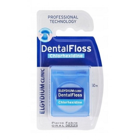 Elgydium Nić dentystyczna z chlorheksydyną 50 m, 1sztuka