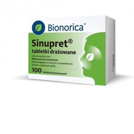 Sinupret, 100 drażetek
