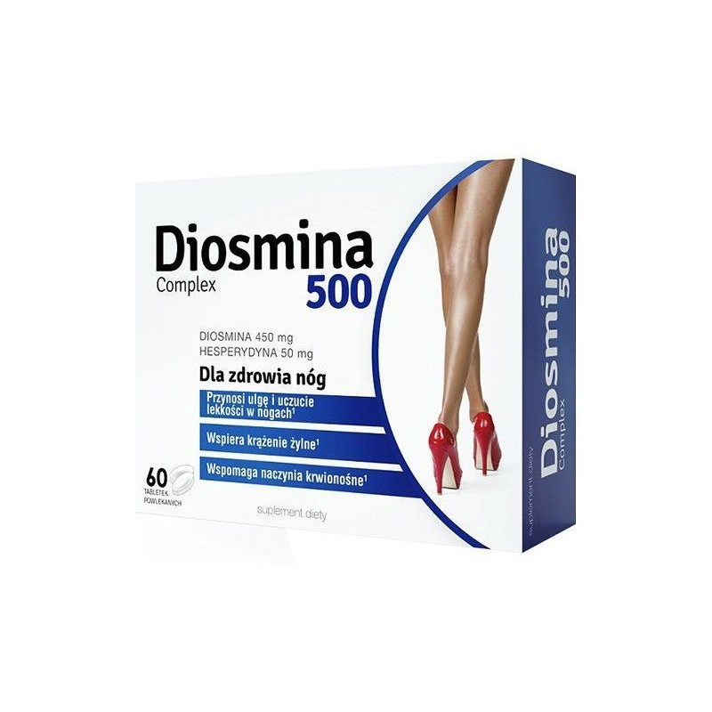 Diosmina 500 Complex, 60 tabletek