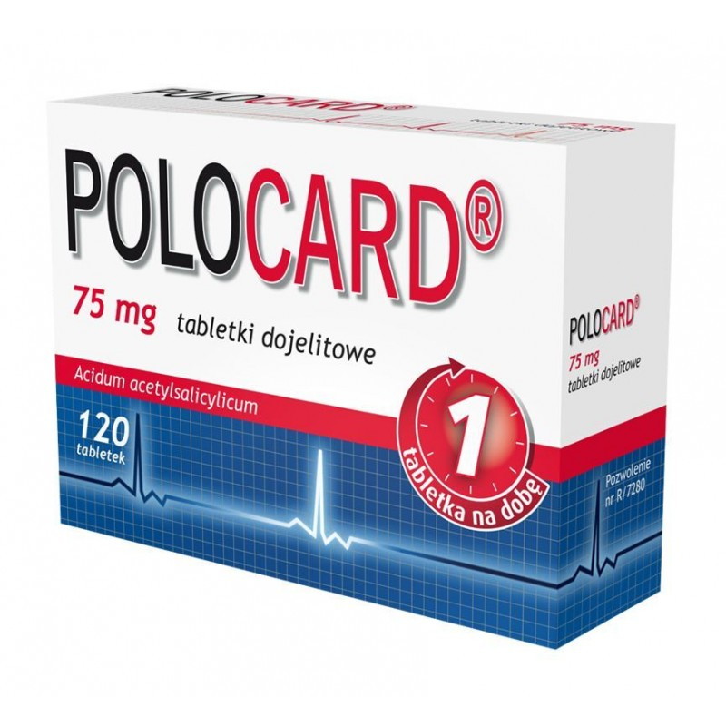 Polocard 0,075 g, 120 tabletek