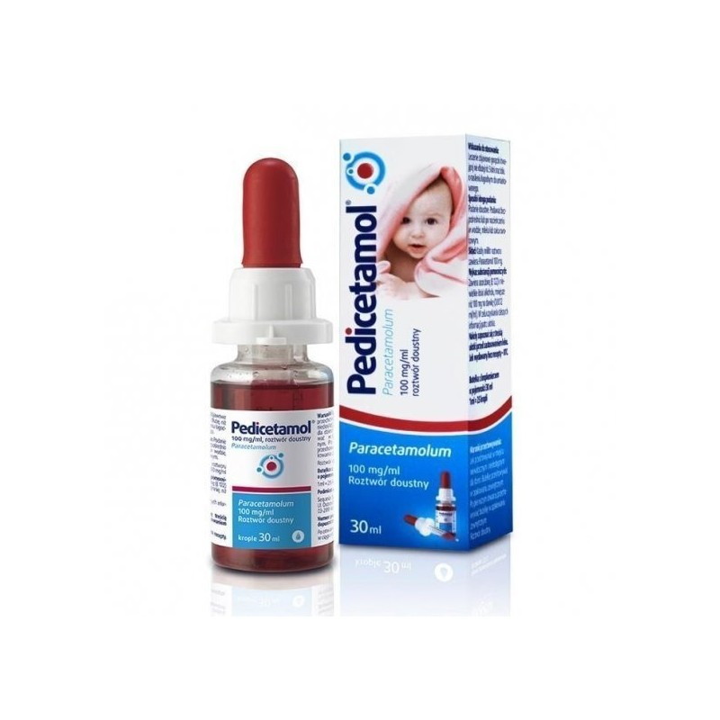 Pedicetamol roztwór doustny 0,1g/ml, 30ml