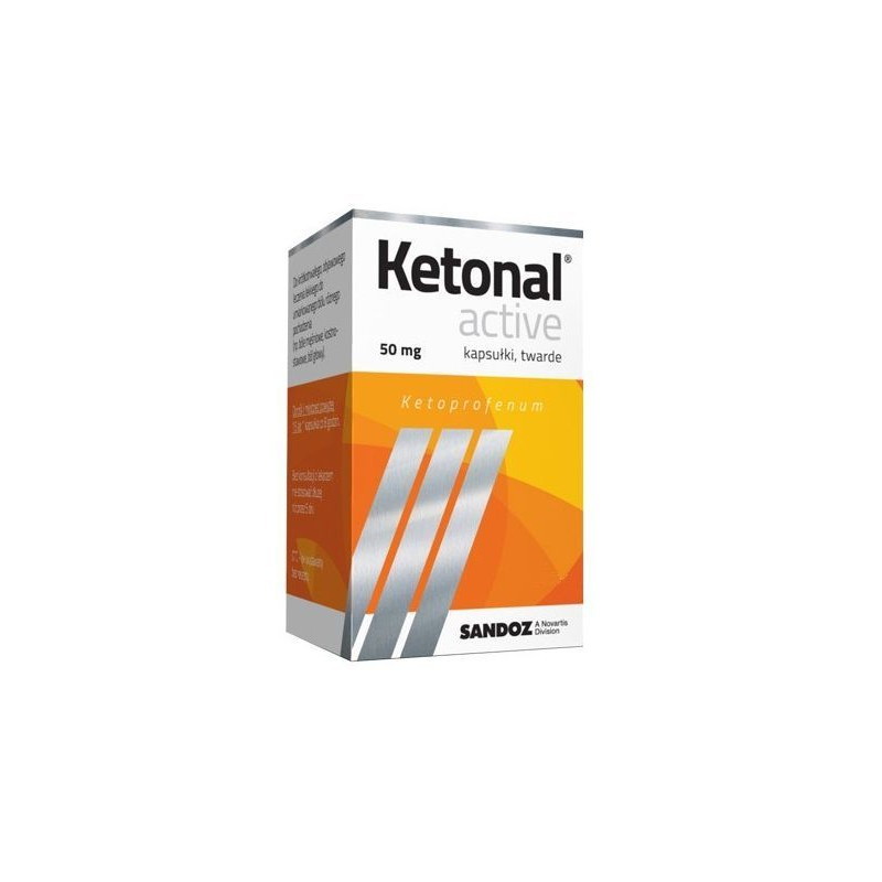 Ketonal Active 0,05 g, 20 kapsułek