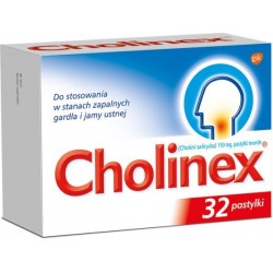 Cholinex 0,15 g, 32 pastylki