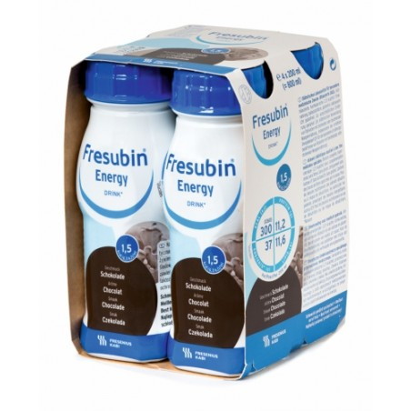 4+1 GRATIS Fresubin Energy Drink, smak czekoladowy, 200 ml x 4