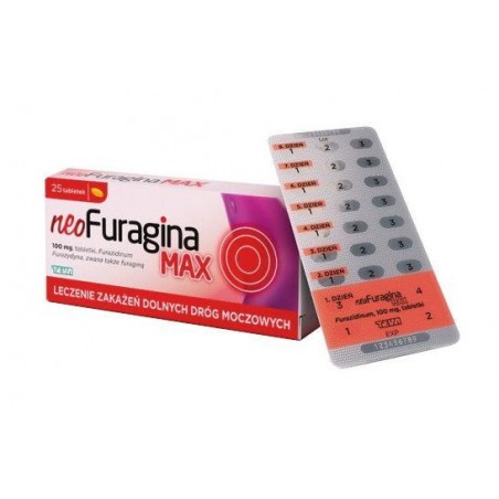 Neofuragina max 0,1 g, 25 tabletek