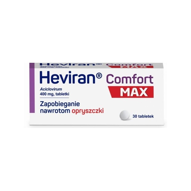 Heviran Comfort MAX 0,4 g, 30 tabletek