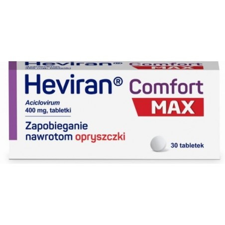 Heviran Comfort MAX 0,4 g, 30 tabletek