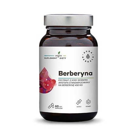 Aura Herbals Berberyna 500Mg, 60 kapsułek