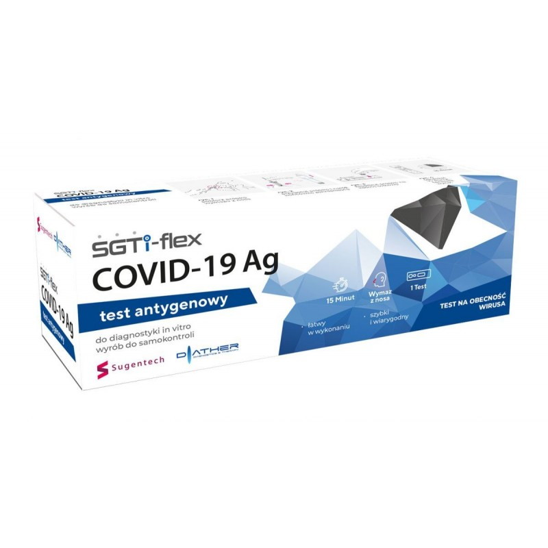 Diather Test antygenowy kasetkowy COVID-19 Ag koronawirus, 1 sztuka