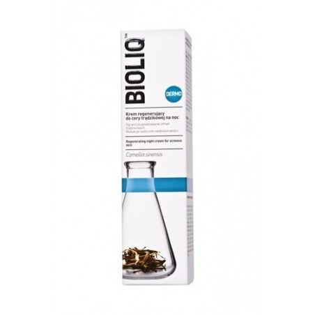 BIOLIQ DERMO Krem regenerujący cera trądzikowa na noc, 50 ml
