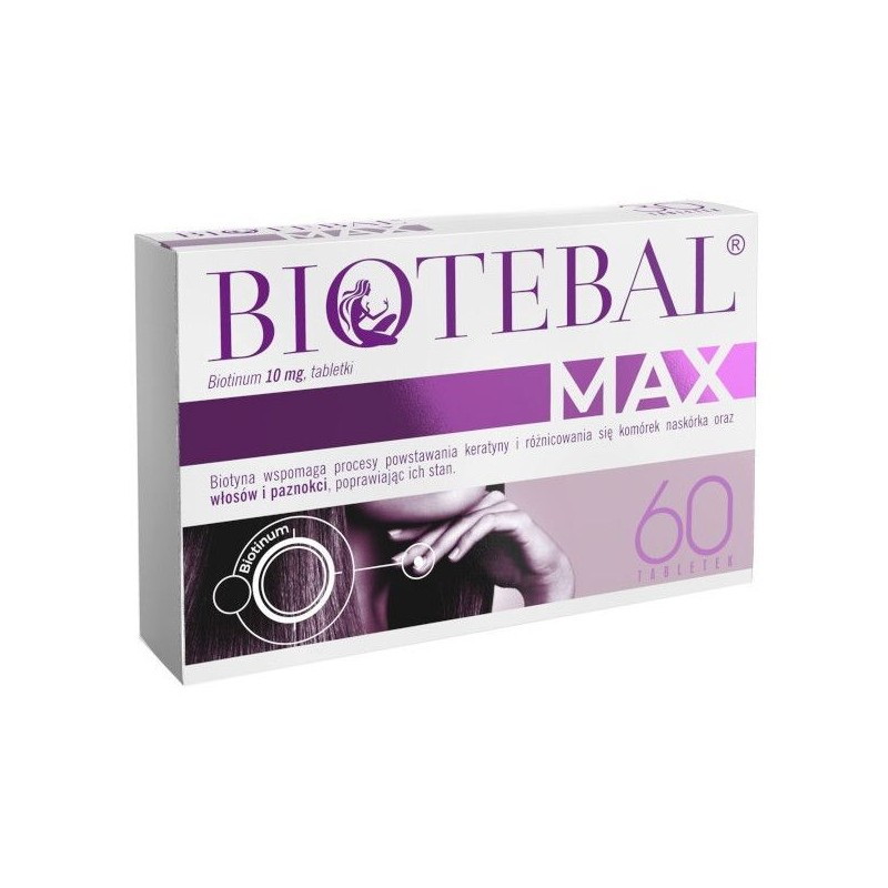 Biotebal Max 0,01 g, 60 tabletek