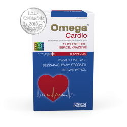 Omega Cardio+czosnek, 60...