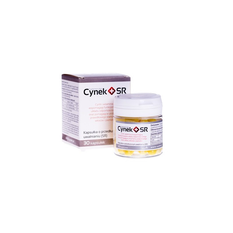 Cynek+SR, 30 kapsułek