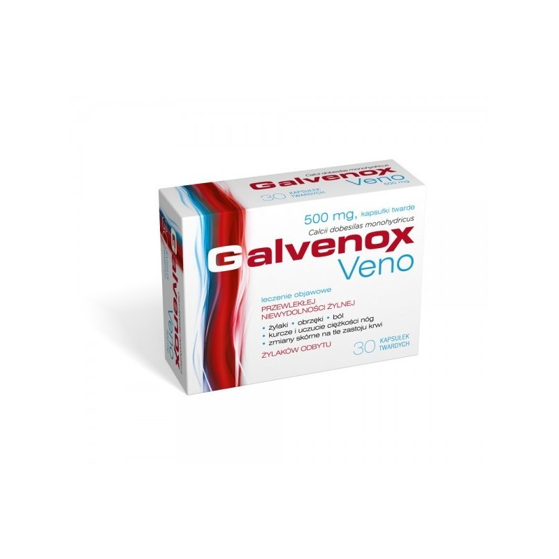 Galvenox Veno 0,5 g, 30 kapsułek