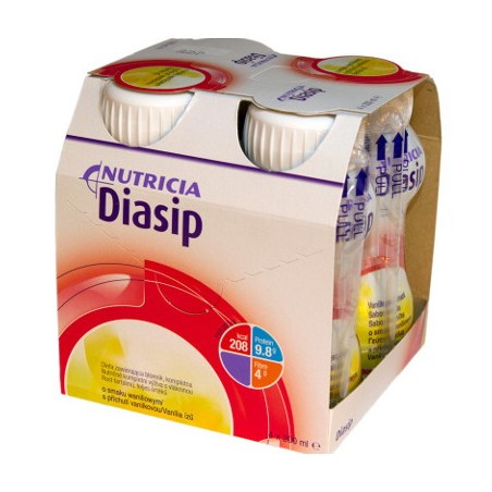 Nutridrink Diasip smak waniliowy 4 butelki po 200 ml