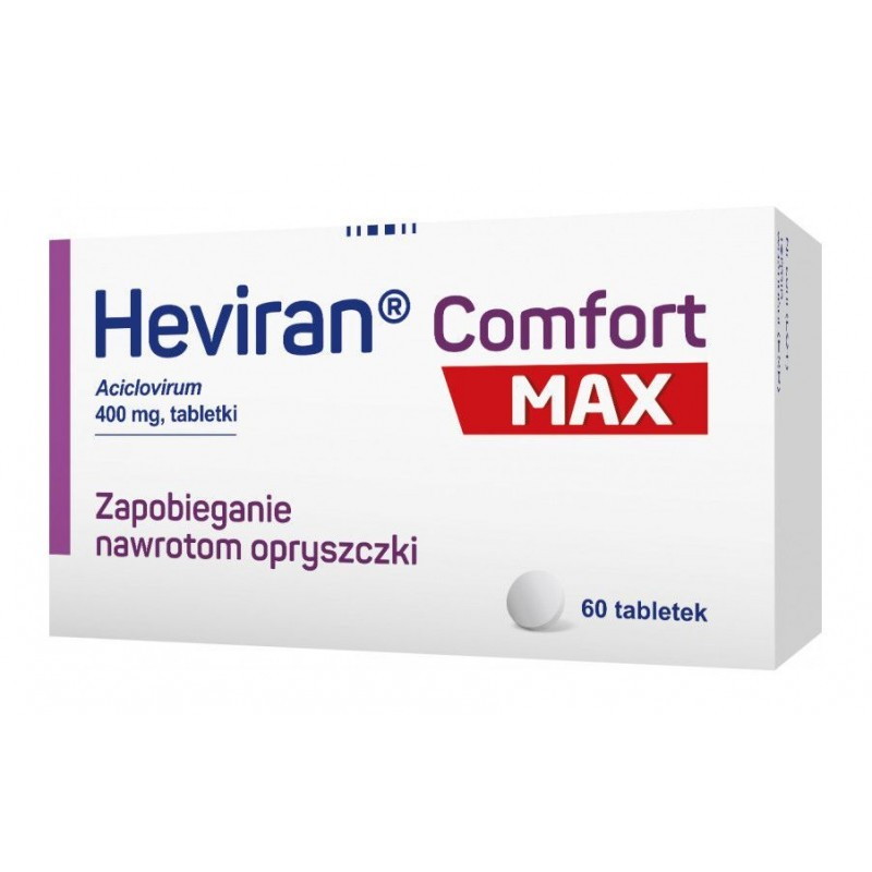 Heviran Comfort MAX 0,4 g, 60 tabletek