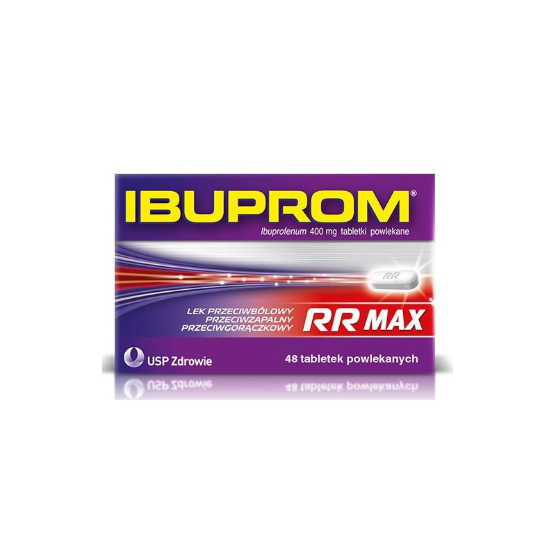 Ibuprom RR MAX 0,4 g, 48 tabletek