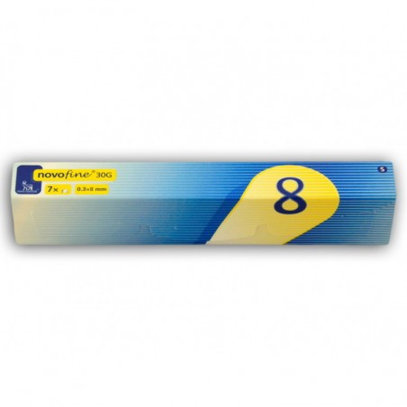 Igła  0.3 x  8mm igły do penów NOVO-FINE, 7 sztuk